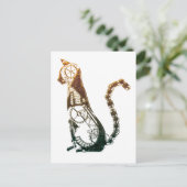 Steampunk katten briefkaarten (Staand voorkant)