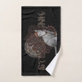 steampunk Katze (Serviette à main)