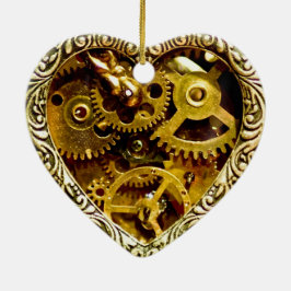 Steampunk Keramisch Ornament