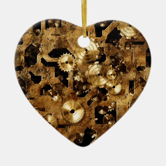 Steampunk Keramisch Ornament (Voorkant)