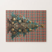 Steampunk Kerstboom puzzel (Horizontaal)