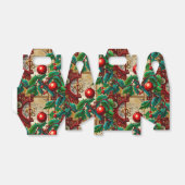 Steampunk Kerstmis ontwerp Bedankdoosjes (Uitgevouwen)