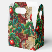 Steampunk Kerstmis ontwerp Bedankdoosjes (Geopend)