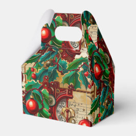 Steampunk Kerstmis ontwerp Bedankdoosjes