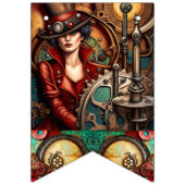 Steampunk Kerstmis Vlaggetjes (Tweede vlag)