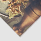 Steampunk kikkerhoofd tissuepapier (Detail)