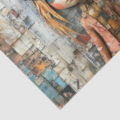 Steampunk Kinder IV Tissuepapier (Detail)