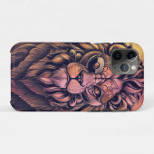Steampunk-kleurenverloop Rustische lion Case-Mate iPhone Case (Achterkant (horizontaal))