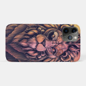 Steampunk-kleurenverloop Rustische lion Case-Mate iPhone Case (Achterkant (horizontaal))