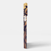 Steampunk-kleurenverloop Rustische lion iPhone Hoesje (Rechterkant)