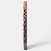 Steampunk-kleurenverloop Rustische lion Samsung Galaxy Hoesje (Linkerkant)