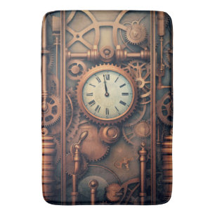 Steampunk Klok Bad Mat