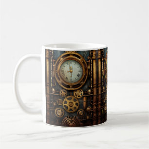 Steampunk Klok Koffie Mok