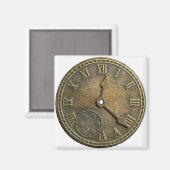 Steampunk-klok Magneet (Voorkant / Achterkant)