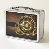 Steampunk-klok met antiek tandwiel (Achterkant)