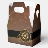 Steampunk-klok met antiek tandwiel bedankdoosjes (Geopend)