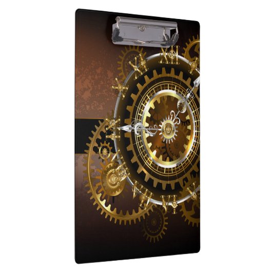 Steampunk-klok met antiek tandwiel klembord (Rechts)