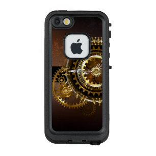 Steampunk-klok met antiek tandwiel LifeProof FRÄ’ iPhone SE/5/5s hoesje