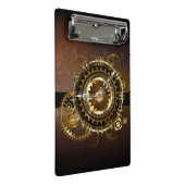 Steampunk-klok met antiek tandwiel mini klembord (Schuin)