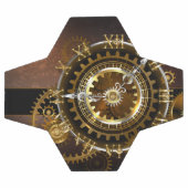 Steampunk-klok met antiek tandwiel voetbal (Enkel)