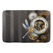 Steampunk-klok met mechanische dragonfly badmat (Voorkant)