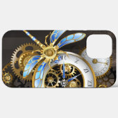 Steampunk-klok met mechanische dragonfly Case-Mate iPhone case (Achterkant (horizontaal))