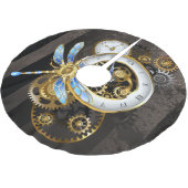 Steampunk-klok met mechanische dragonfly kerstboom rok (Gekanteld)