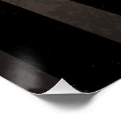 Steampunk-klok met mechanische dragonfly perfect poster (Hoek)