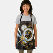 Steampunk-klok met mechanische dragonfly schort (Insitu)