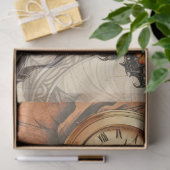 Steampunk klok | Monarch | VICTORIAANS | bril Tissuepapier (Geschenk)