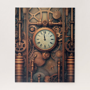 Steampunk klok puzzel
