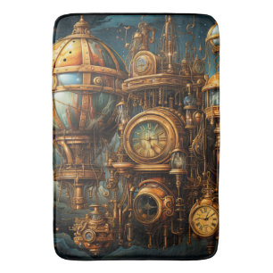 Steampunk Klokken Bad Mat