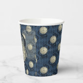 Steampunk klokken gothisch papieren bekers (Links)