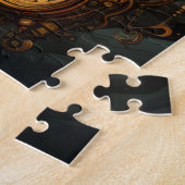 Steampunk klokken puzzel (Zijkant)