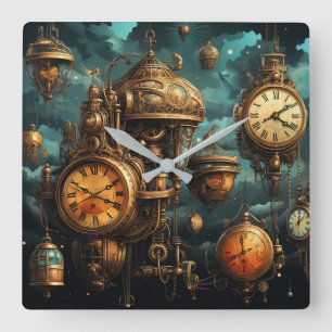 Steampunk Klokken Wall Clock
