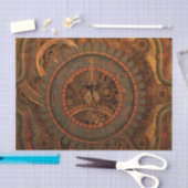 Steampunk-klokwerk Tissuepapier (Craft)