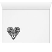 Steampunk-klokwerken en tandwielharthart (Binenzijde Horizontaal (Onderkant))