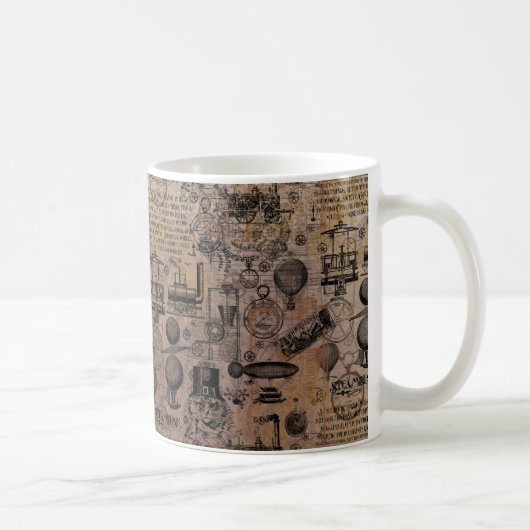 Steampunk Koffiemok (Rechts)