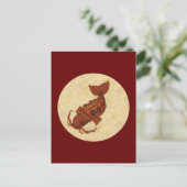 Steampunk Koi Briefkaart (Staand voorkant)