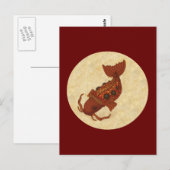 Steampunk Koi Briefkaart (Voorkant / Achterkant)