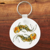 Steampunk Koi Sleutelhanger (Voorkant)