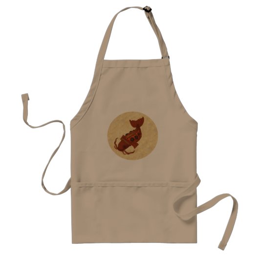 Steampunk Koi Standaard Schort (Voorkant)