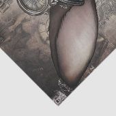 Steampunk Konijn Tissuepapier (Detail)