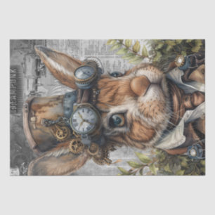 Steampunk Konijn Tissuepapier