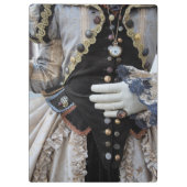 Steampunk korset, Carnaval, Venetië Klembord (Achterkant)