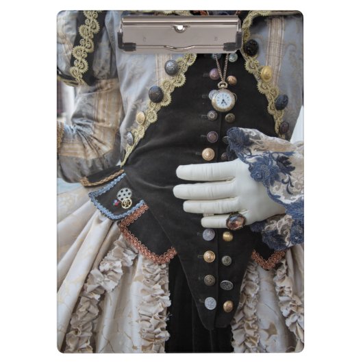 Steampunk korset, Carnaval, Venetië Klembord (Voorkant)