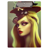 Steampunk Lady Klembord (Voorkant)