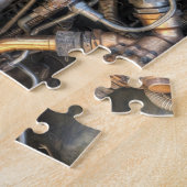 Steampunk-leidingbuizen Legpuzzel (Zijkant)