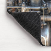 Steampunk-leidingbuizen Muismat (Hoek)