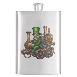 Steampunk Leprechaun Flacon